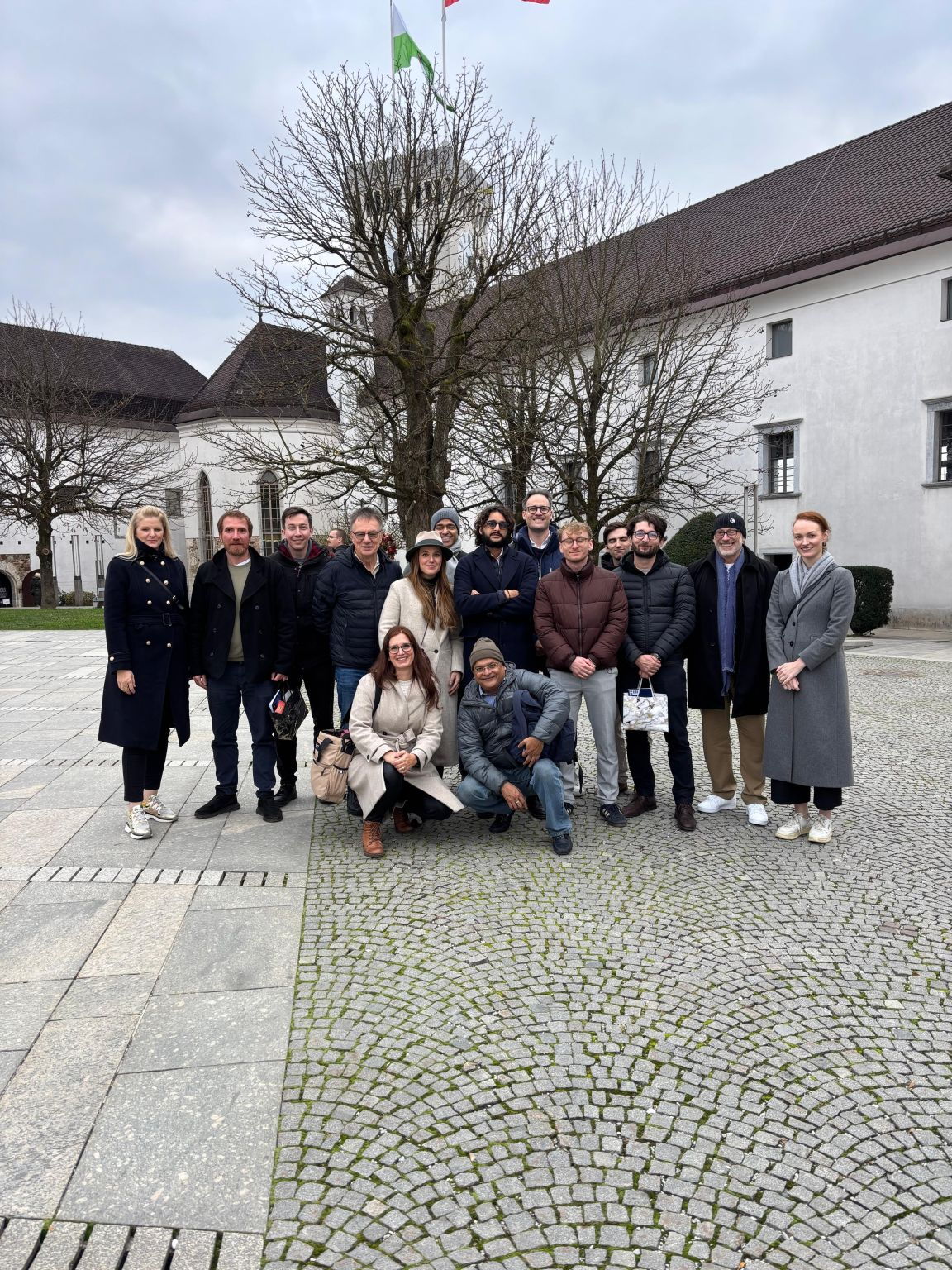 Nomadic Minds team and partners gathered at a European event